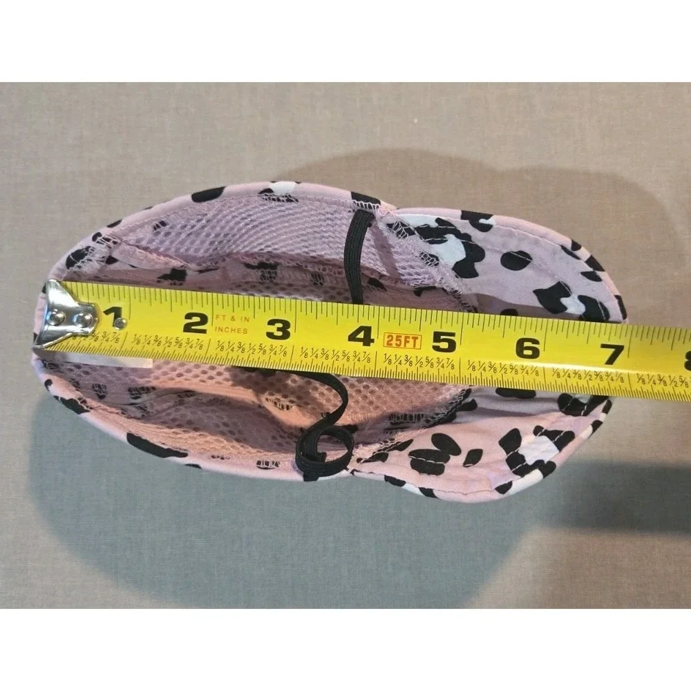 Coat & Tails Pink Leopard Print Dog Baseball Cap, Size S/M